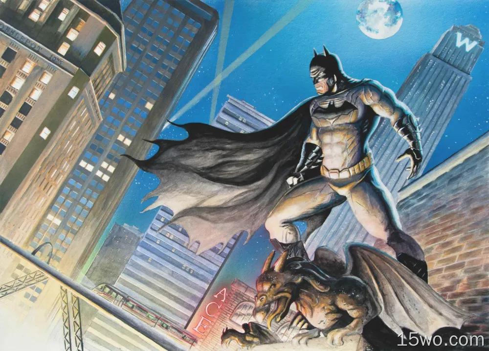 蝙蝠侠在Gotham壁纸