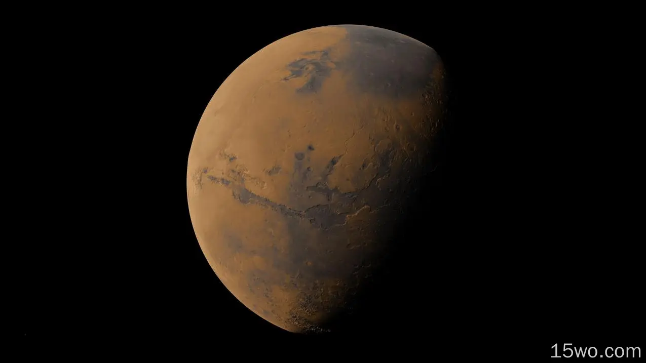 火星，一半，行星