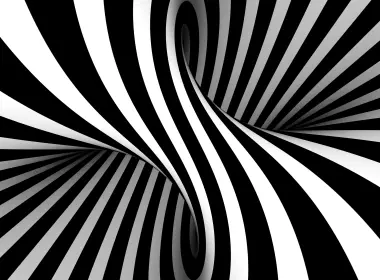 抽象 黑白 Optical Illusion 高清壁纸 7680x4320