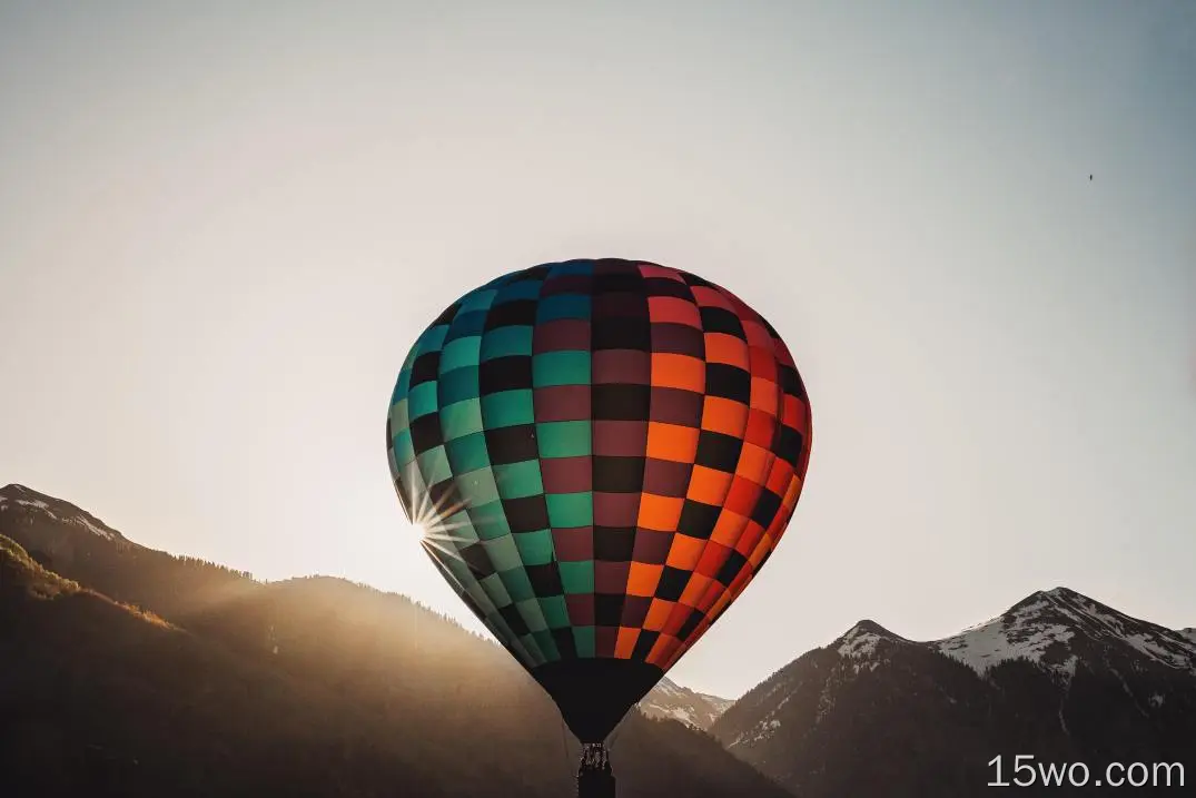 4K 风景 热气球