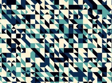 抽象 色彩 三角形 蓝色 绿色 几何 高清壁纸 3840x2160