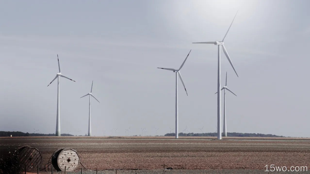 风力涡轮机、绿色能源、环保、高效