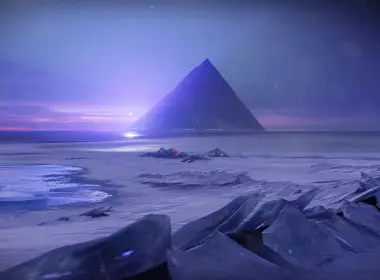 命运2：超越光、金字塔、概念艺术、科幻游戏 3840x2160