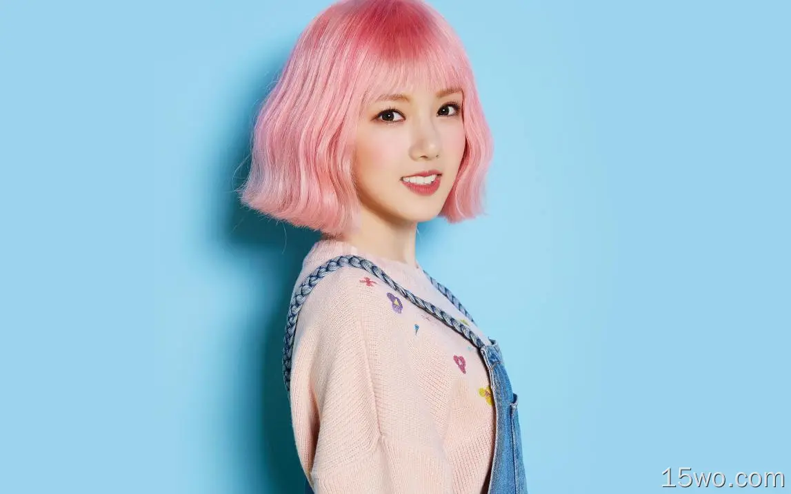 hn15粉色头发亚洲kpop女孩