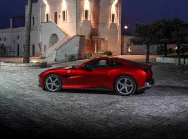 座驾 Ferrari Portofino 法拉利 Red Car Grand Tourer Supercar 高清壁纸 3840x2160