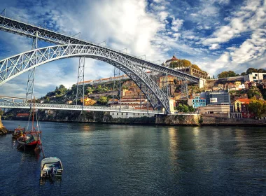 人造 Dom Luís Bridge Porto 高清壁纸 3840x2160