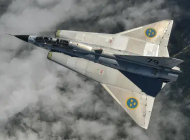 军事 Saab 35 Draken 喷射战斗机 喷气式战斗机 飞机 Warplane 高清壁纸 4000x2666