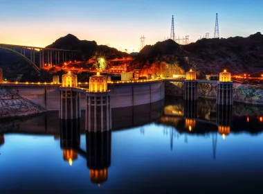 人造 Hoover Dam 高清壁纸 3840x2160