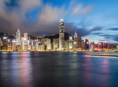 4K 风景 维多利亚港夜景 香港 3840x2160