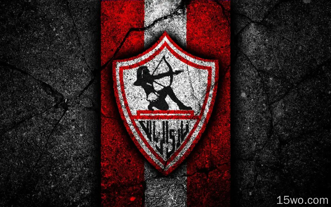 运动 Zamalek SC 足球 俱乐部 标志 Emblem 高清壁纸