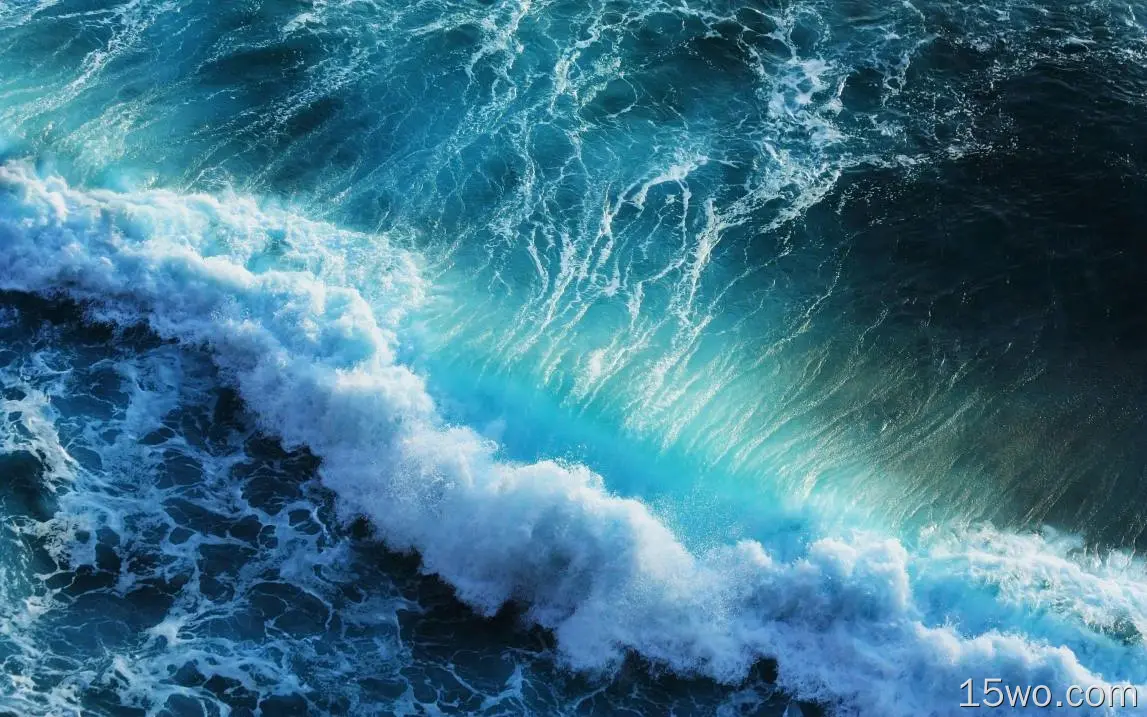 海洋、波浪、涟漪、泡沫