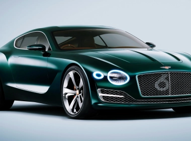 座驾 Bentley EXP 10 Speed 6 宾利 交通工具 Supercar Green Car 汽车 高清壁纸 3840x2160