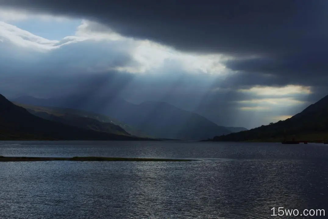 自然 阳光 大自然 苏格兰 Loch Etive 湖泊 高清壁纸
