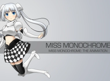 动漫 Miss Monochrome 高清壁纸 3840x2160