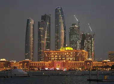 人造 Etihad Towers Abu Dhabi 阿拉伯联合酋长国 建筑 高清壁纸 3090x2576