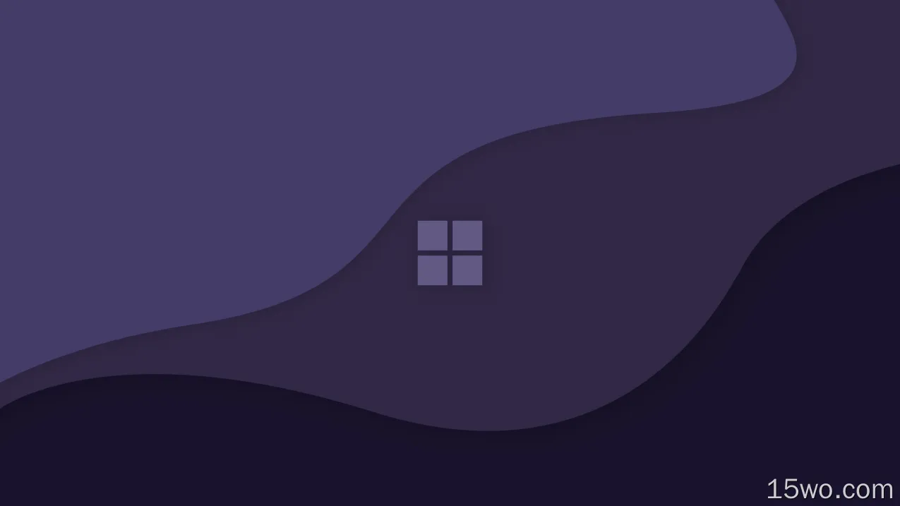 Windows 11、Windows徽标、极简主义、数字艺术