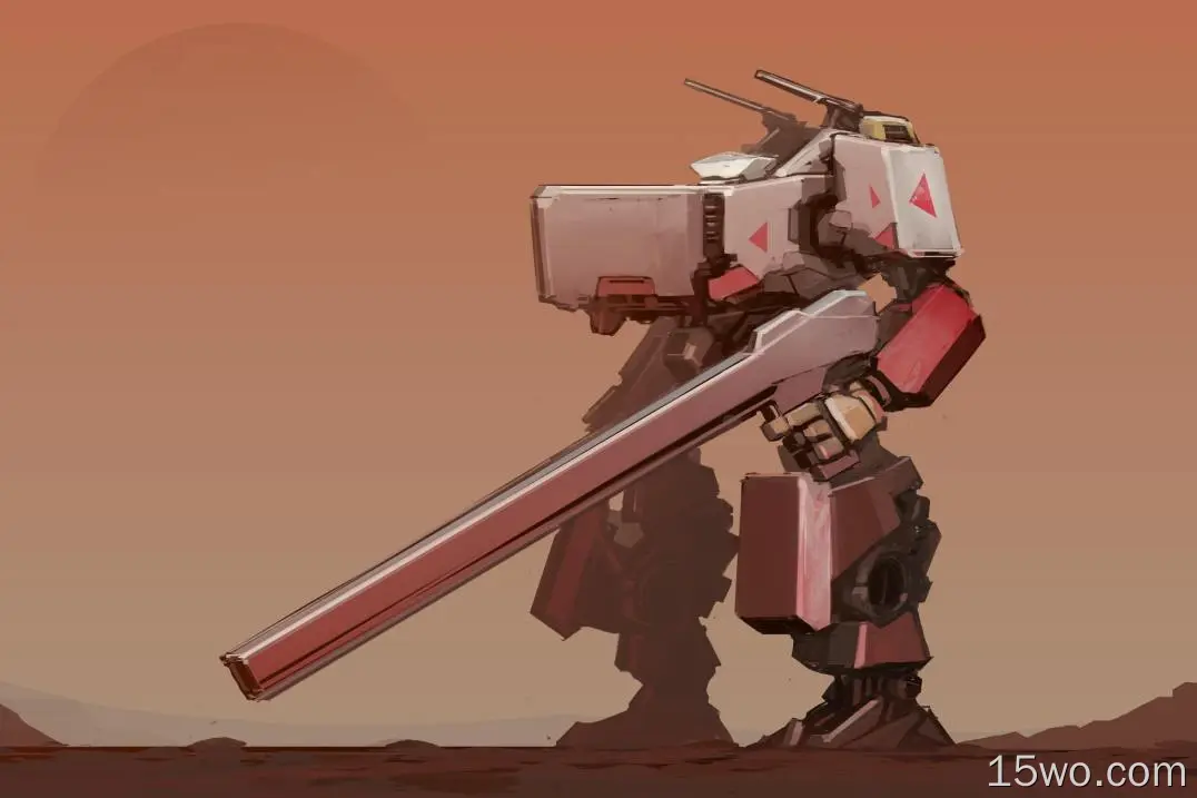科幻 机器人 武器 Gun 高清壁纸