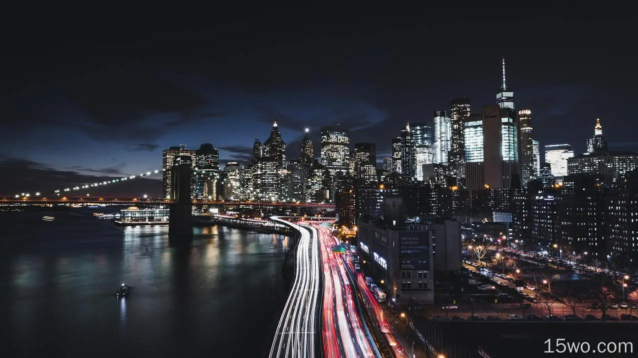 曼哈顿,基础设施,塔块,城市景观,壁纸,3840x2160