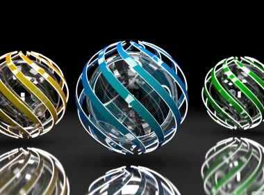 抽象 球体 3D 数字艺术 CGI 高清壁纸 2560x1440