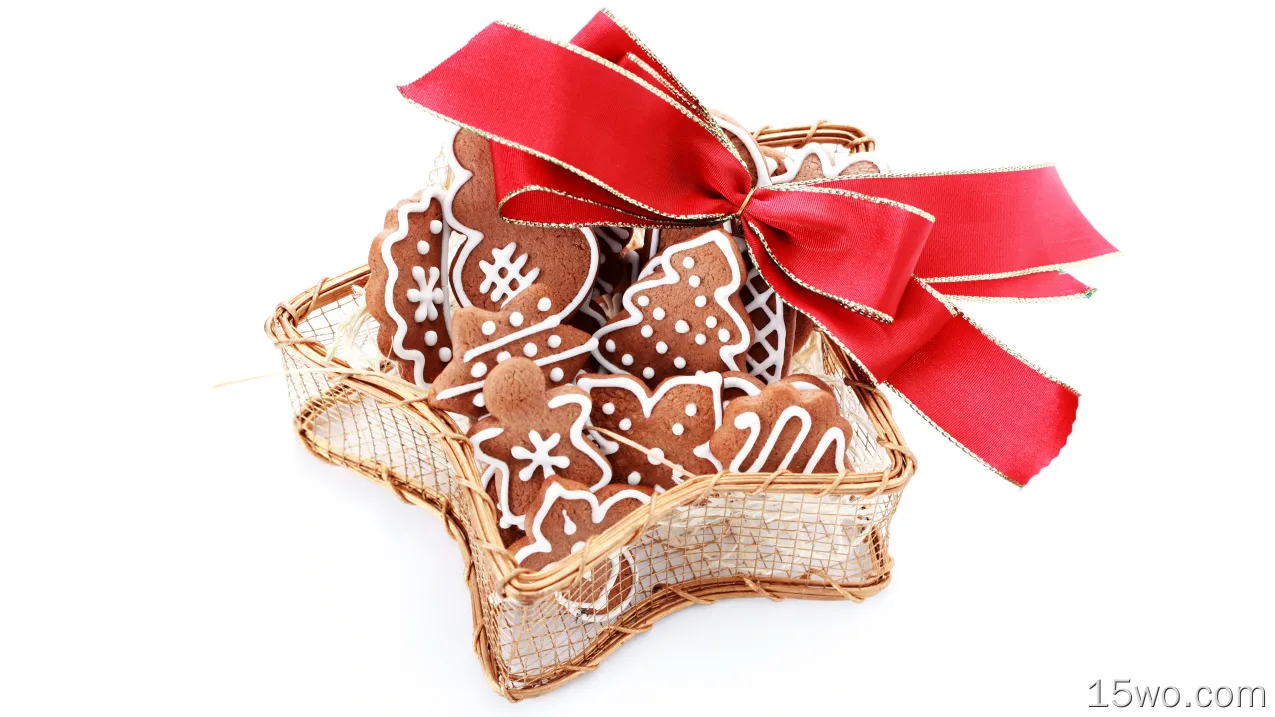 食物 饼干 Gingerbread 圣诞节 高清壁纸