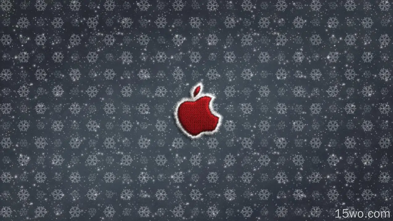 技术 苹果 Apple Inc. 标志 雪花 高清壁纸