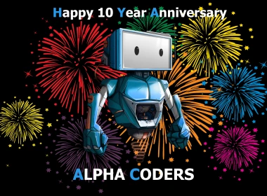 艺术 Alpha Coders Celebration 高清壁纸 3840x2160