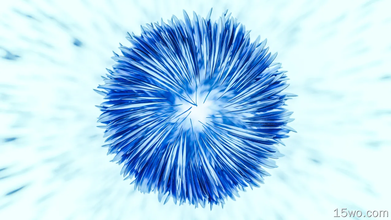 电蓝色的,艺术,圆圈,对称,壁纸,3840x2160