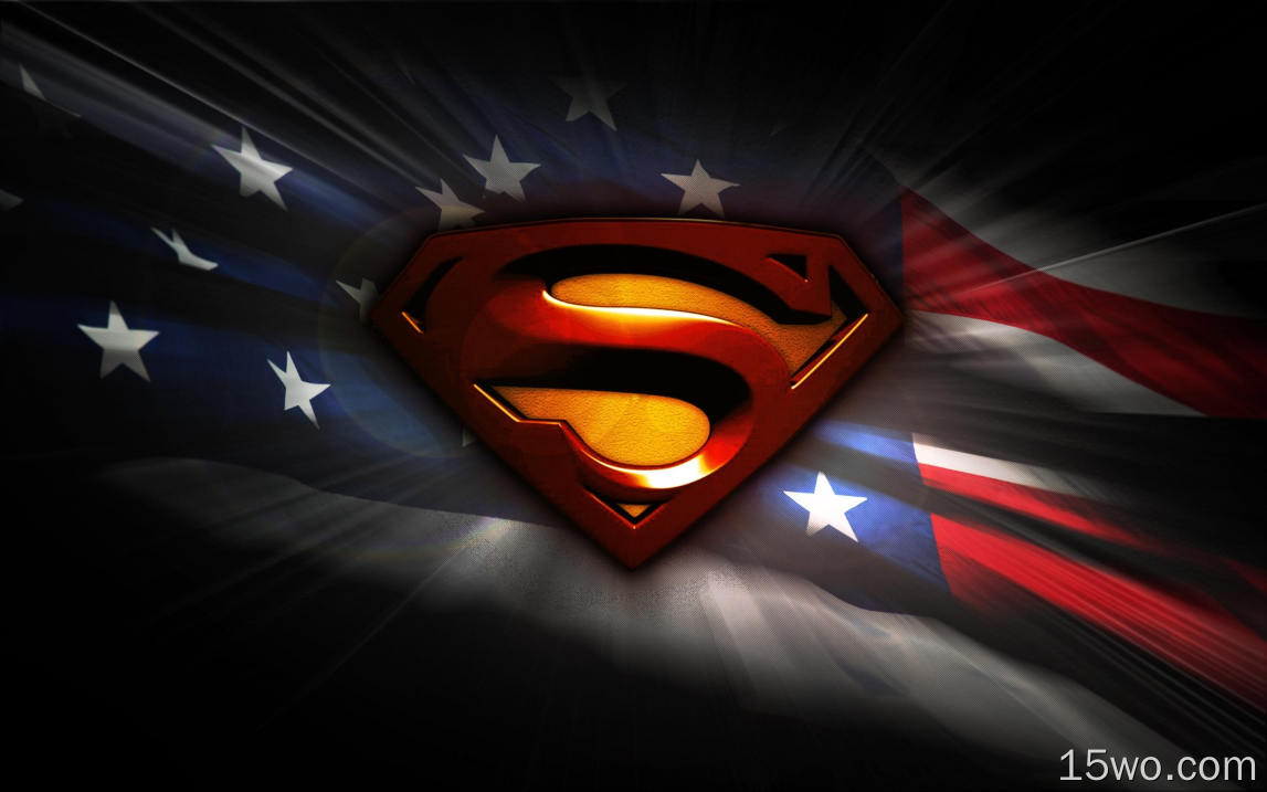 超人、美国国旗、超级英雄电影