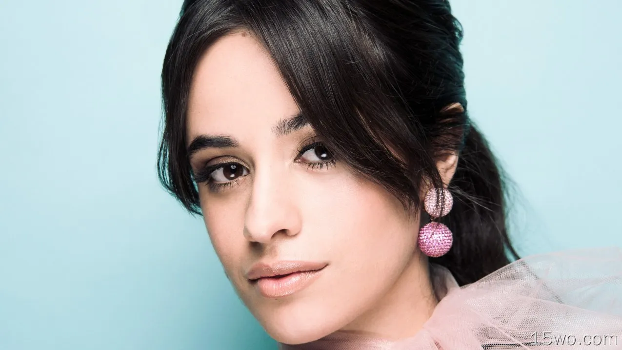 音乐 卡米拉·卡贝洛 歌手 美国 Woman Singer Latina 面容 Close-Up Brown Eyes Brunette Earrings 高清壁纸