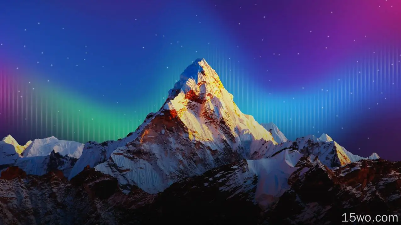 珠穆朗玛峰,性质,自然景观,气氛,光,壁纸,3840x2160
