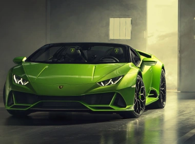 座驾 兰博基尼Huracan 兰博基尼 Lamborghini Huracan Evo 汽车 交通工具 Green Car Sport Car Supercar 高清壁纸 5120x2880
