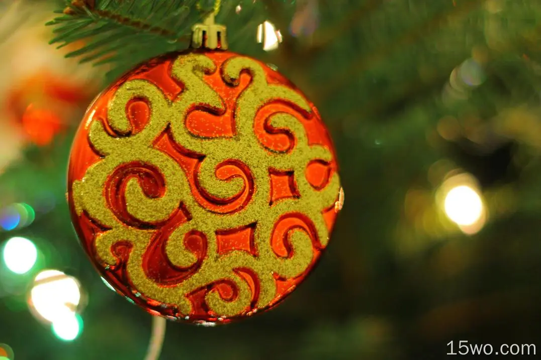 节日 圣诞节 Christmas Ornaments 高清壁纸