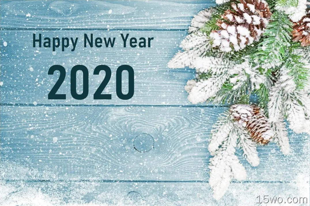 节日 New Year 2020 Happy New Year 高清壁纸