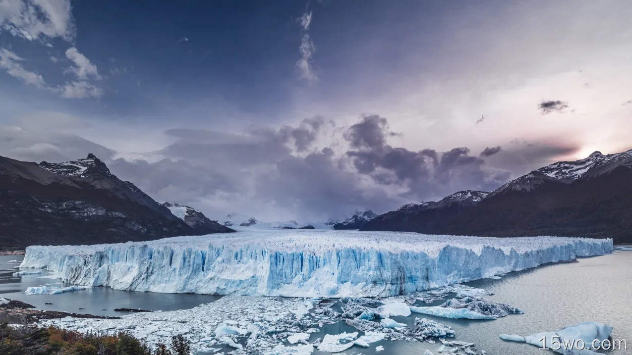 冰川,冰川湖,峡湾,冰山,自然景观,壁纸,3840x2160