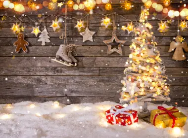 节日 圣诞节 Decoration Christmas Tree Christmas Lights 高清壁纸 5472x3648