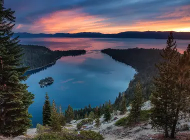 自然 湖泊 风景 大自然 USA Sierra Nevada Tahoe Lake 高清壁纸 5616x3744