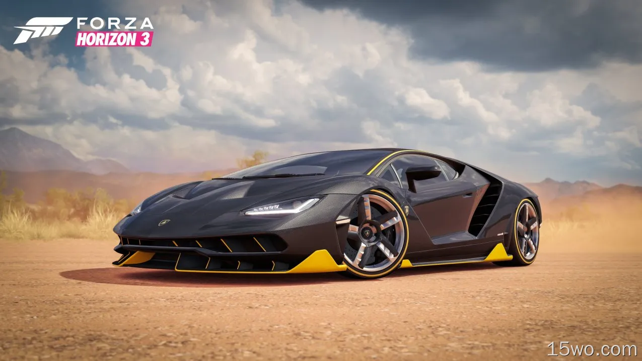 电子游戏 极限竞速：地平线3 极限竞速 兰博基尼 Lamborghini Centenario 主機遊戲 高清壁纸