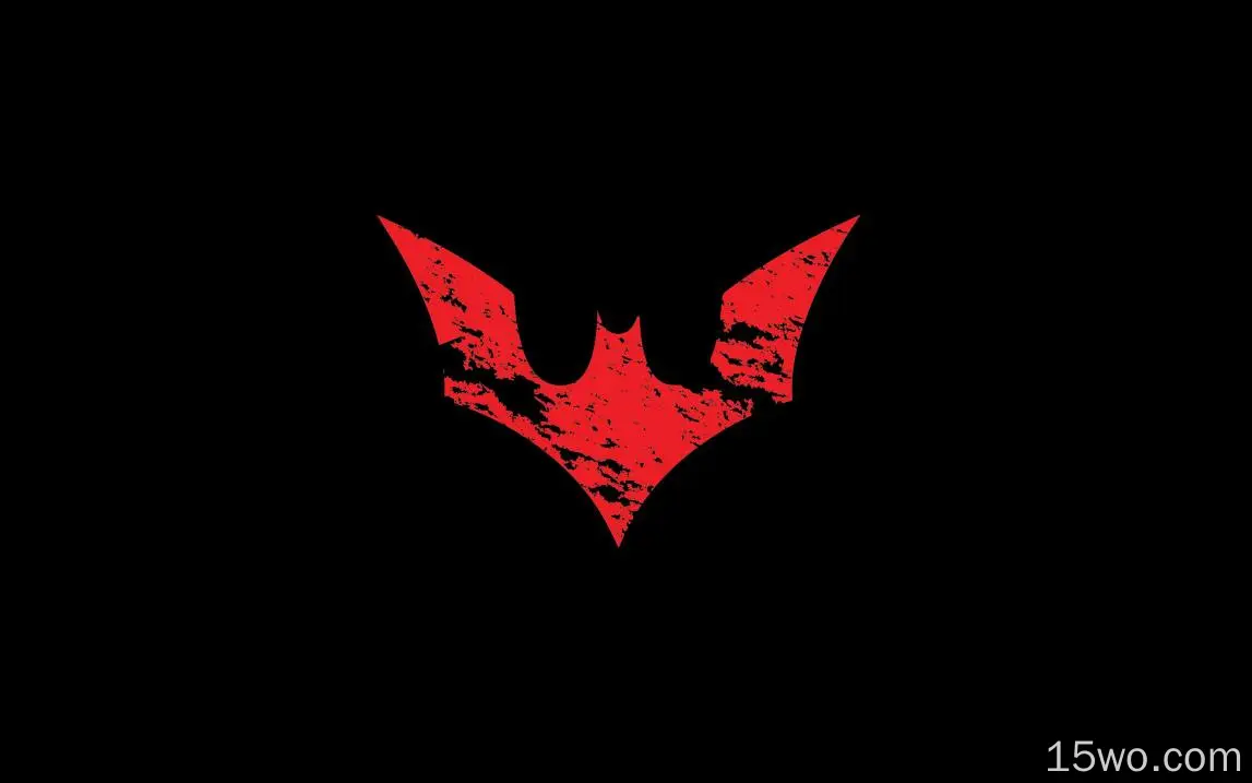 ap16蝙蝠侠标志红色黑色英雄艺术