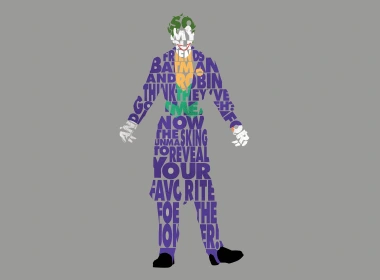 Joker字体4k壁纸 3840x2160