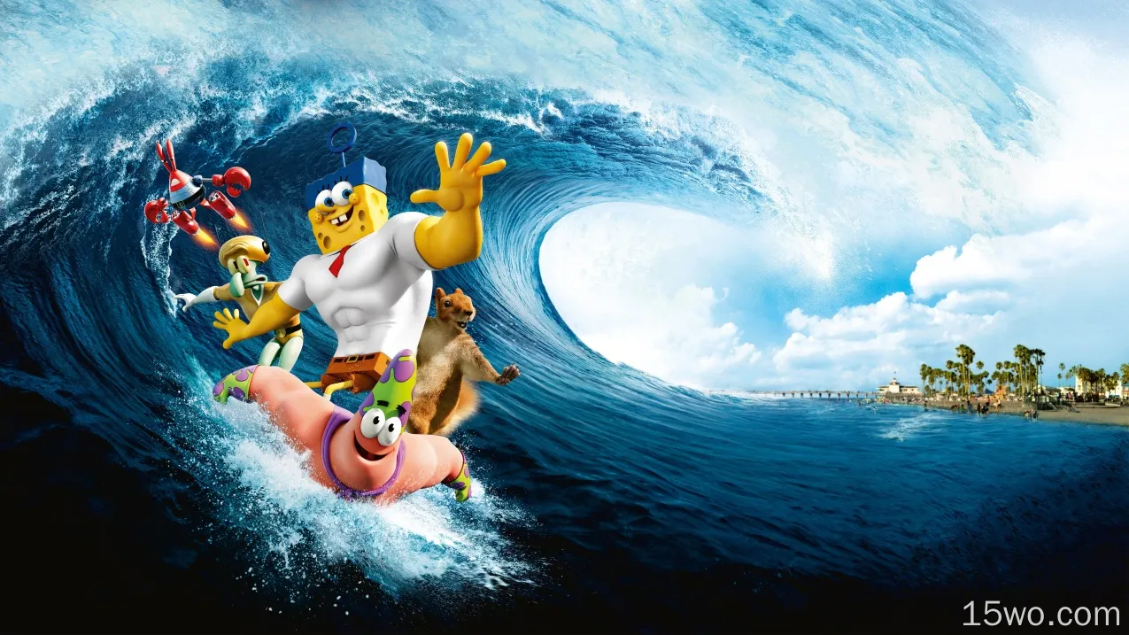 电影 The SpongeBob Movie: Sponge Out of Water 海绵宝宝 高清壁纸