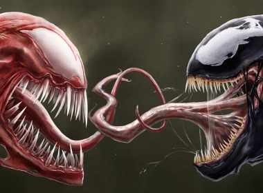 漫画 Venom vs Carnage Carnage 毒液 高清壁纸 3840x2160