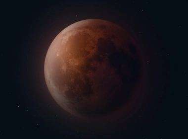 自然 月亮 Blood Moon Lunar Eclipse 星空 高清壁纸 5120x2880