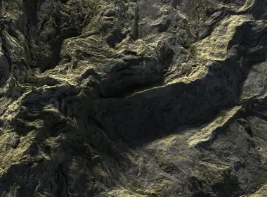 山，岩石，三维渲染，山脊 2560x1440