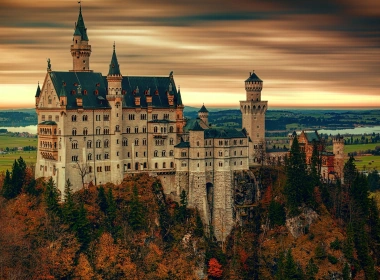 人造 新天鹅堡 城堡 德国 高清壁纸 5120x2880