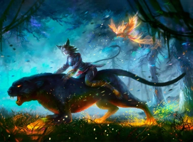 《神奇森林里的女战士》为您提供4k壁纸 3840x2160
