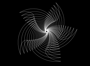 抽象 螺旋 数字艺术 分形 渐变 线条 高清壁纸 7680x4320