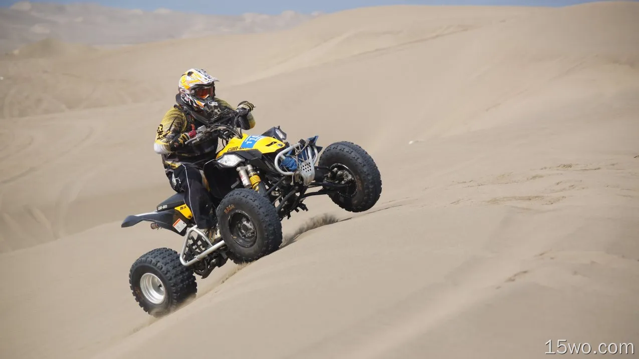 座驾 ATV ATV Motocross Dune 高清壁纸