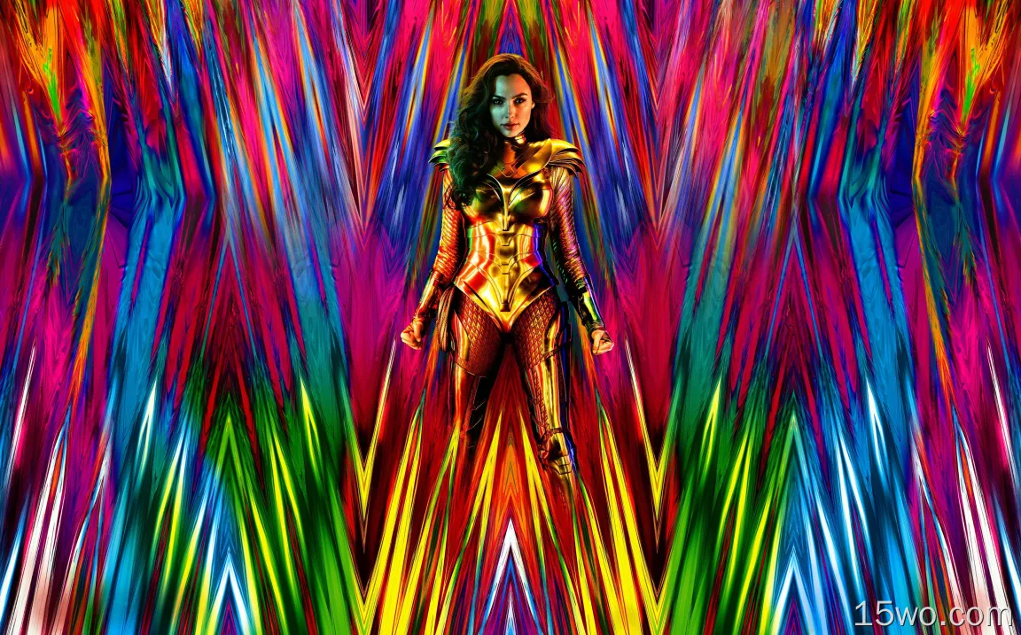 电影 Wonder Woman 1984 神奇女侠 Actress DC漫画 Diana Prince 盖尔·加朵 色彩 Armor 高清壁纸