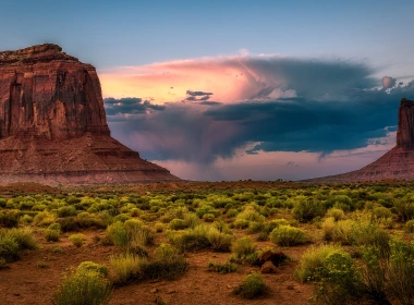 自然 沙漠 大自然 风景 云 天空 岩石 高清壁纸 3840x2160