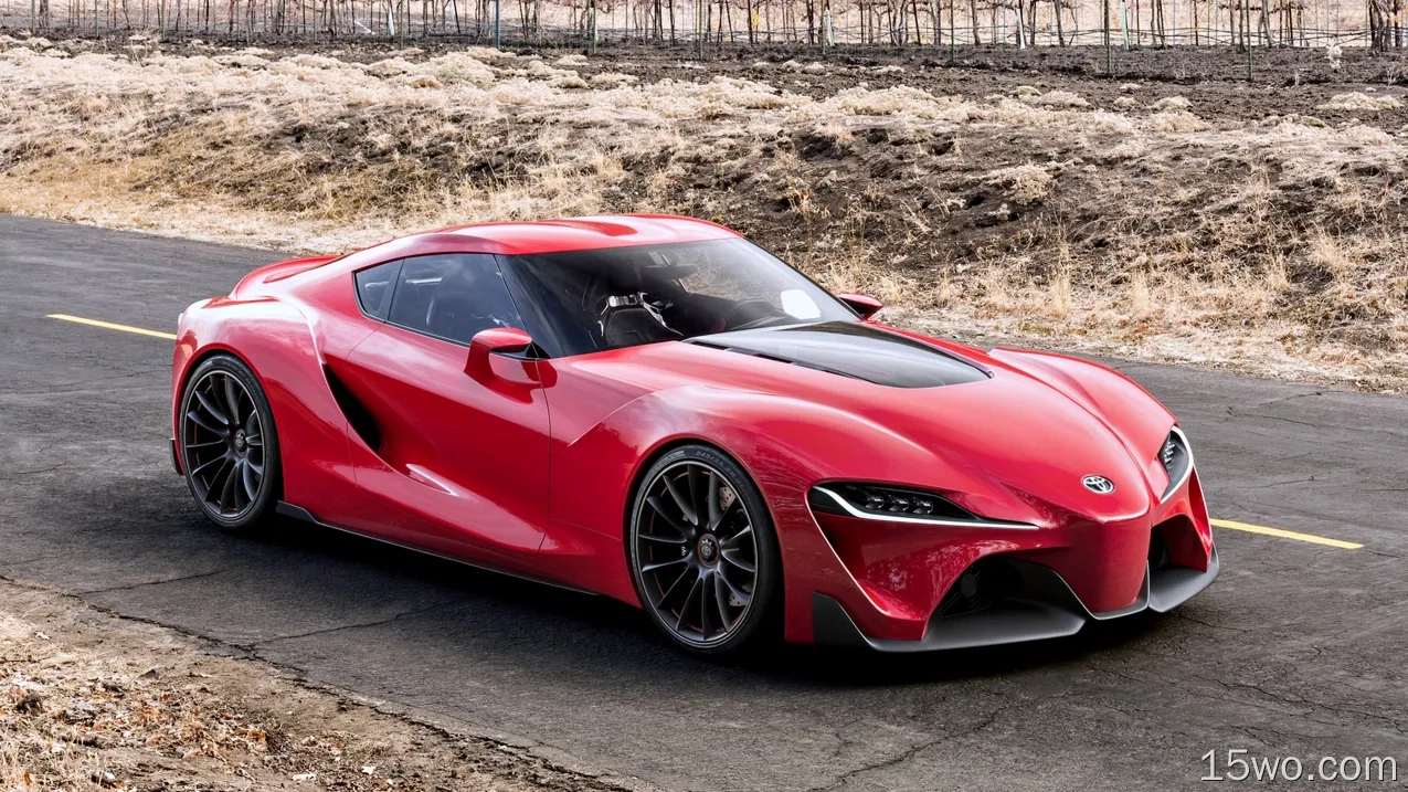 座驾 丰田FT-1 丰田 交通工具 Red Car Concept Car 汽车 Supercar 高清壁纸
